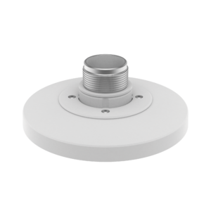 Adaptador tipo plato para Cámara tipo domo Hanwha, necesario para usar accesorios de pared o techo, verificar lista de