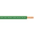Cable Eléctrico 10 AWG Color Verde, Conductor de Cobre Suave Cableado. Aislamiento de PVC, Auto-Extinguible. Bobina de 100