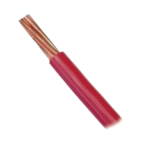 Cable Eléctrico de Cobre Recubierto THW-LS Calibre 12 AWG 19 Hilos Color Rojo (100 Metros) (328.08 Pies)
