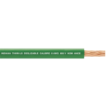 Cable Eléctrico de Cobre Recubierto THW-LS Calibre 14 AWG 19 Hilos Color Verde (100 Metros (328.08 Pies))