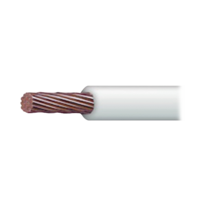 Cable Eléctrico de Cobre Recubierto THW-LS Calibre 14 AWG 19 Hilos Color Blanco (100 Metros) (328.08 Pies)