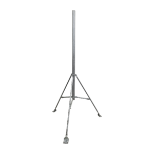 Tripie de con tubo de 2 para alcanzar 3 metros. Acero Galvanizado en Caliente.