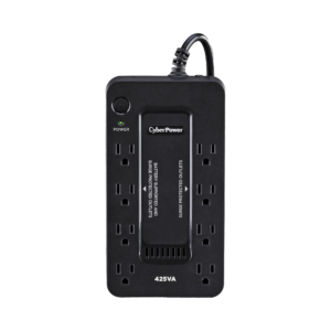 UPS de 425 VA/255 W, Topología Standby, Entrada 120 Vca NEMA 5-15P, Tipo Gabinete Compacto, Con 8 Tomas NEMA 5-15R (ST425)