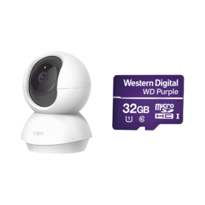 Kit de Cámara IP Wi-Fi / Incluye 1 Pieza Modelo TAPOC200 / 2 Megapixel / Audio Doble Vía / Utiliza La App Tapo / 1 Memoria