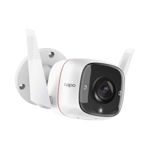 Cámara IP Wi-Fi para exterior, 3 megapixel, audio doble vía, visión nocturna, notificación Push, acepta memoria Micro SD de
