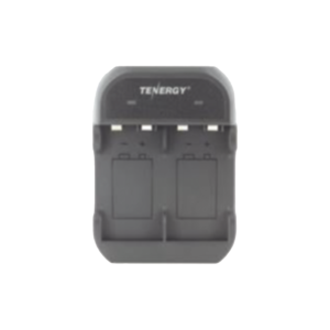 Cargador Rápido 2 Bahías / Baterías Ni-MH 9V / Cable USB Incluido / Adaptador de Corriente NO Incluido / Color Negro