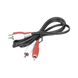 Cable RCA Macho a Macho de 1 Metro (3.28 Pies) de Longitud, para Aplicaciones de Audio y Video Optimizado para HD