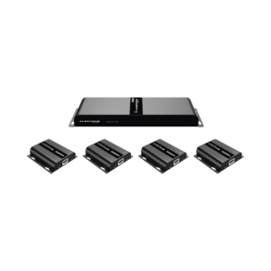 Kit Divisor y Extensor HDMI (Extender Splitter) | Divide 1 Fuente HDMI a 4 Pantallas | Extiende la señal HDMI hasta 120 m |