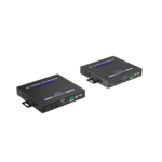 KIT EXTENSOR HDMI 4K@60HZ sobre IP GIGABIT | IPCOLOR | 100m en Conexión Uno a Uno | Salida Loop | IR Bi-Direccional | RS232
