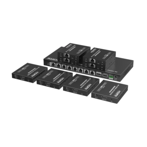 Kit Divisor y Extensor HDMI | 1×8 | Hasta 70 m |Resolución 4K @ 60 Hz | Cat 6/6a/7 | IPCOLOR | CERO LATENCIA | Puerto S/PDIF