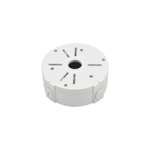Caja de Conexiones Universal / Uso en Interior / Fabricada en Metal / Color Blanco / Uso en Bala – Domo – Turret