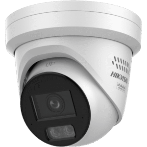 [Dual Light + 2 Micrófonos Integrados] Turret IP 8 Megapixel (4K) / Lente 2.8 mm / 30 mts Luz Blanca + 30 mts IR / ACUSENSE