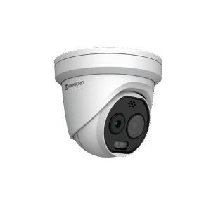 (HIKMICRO) Turret IP Bi-espectral (Térmica + Óptica) / Lente Térmico 2.1 mm (256 X 192) / Lente Óptico 2.2 mm (5 Megapixel)