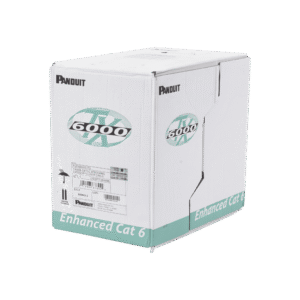 Bobina de Cable UTP 305 Metros (1000 Pies) de Cobre, TX6000? PanNet, Reelex, Gris Internacional, Categoría 6 Mejorado (23