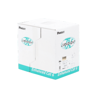 Bobina de Cable UTP 305 Metros (1000 Pies) de Cobre, TX6000? PanNet, Reelex, Blanco, Categoría 6 Mejorado (23 AWG), PVC