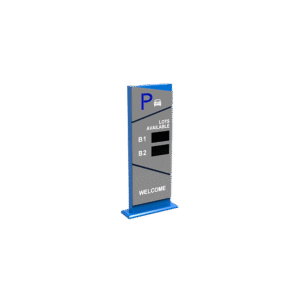 Pantalla Principal de Guía de Estacionamiento / 2 Módulos / Mensaje de Bienvenida / Uso con Aplicación de Guía de