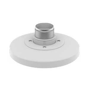 Adaptador tipo Plato necesario para montar en Pared o Techo Cámaras Hanwha serie X y P.
