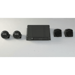 Kit DVR Móvil / 2 Cámaras Interior + 2 Cámaras Exterior / (1080p) / 4 Canales TURBOHD / Tecnología IA Integrada / Soporta 4G