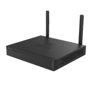 NVR 3K (5 Megapixel) / Para 4 Cámaras / 2 antenas Wi-Fi / Compresión H.265 / Almacenamiento hasta 8TB / Salida HDMI-VGA