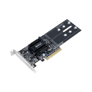 Tarjeta de Expansión M2D18 | PCIe 2.0 x8 | Compatible con NVMe y SATA SSD | 2 Ranuras M-key | Perfil Bajo y Altura Completa
