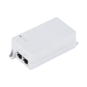 Inyector PoE Pasivo Gigabit de pared para C6x, de Mimosa, Voltaje de salida 24Vcc. 30 W