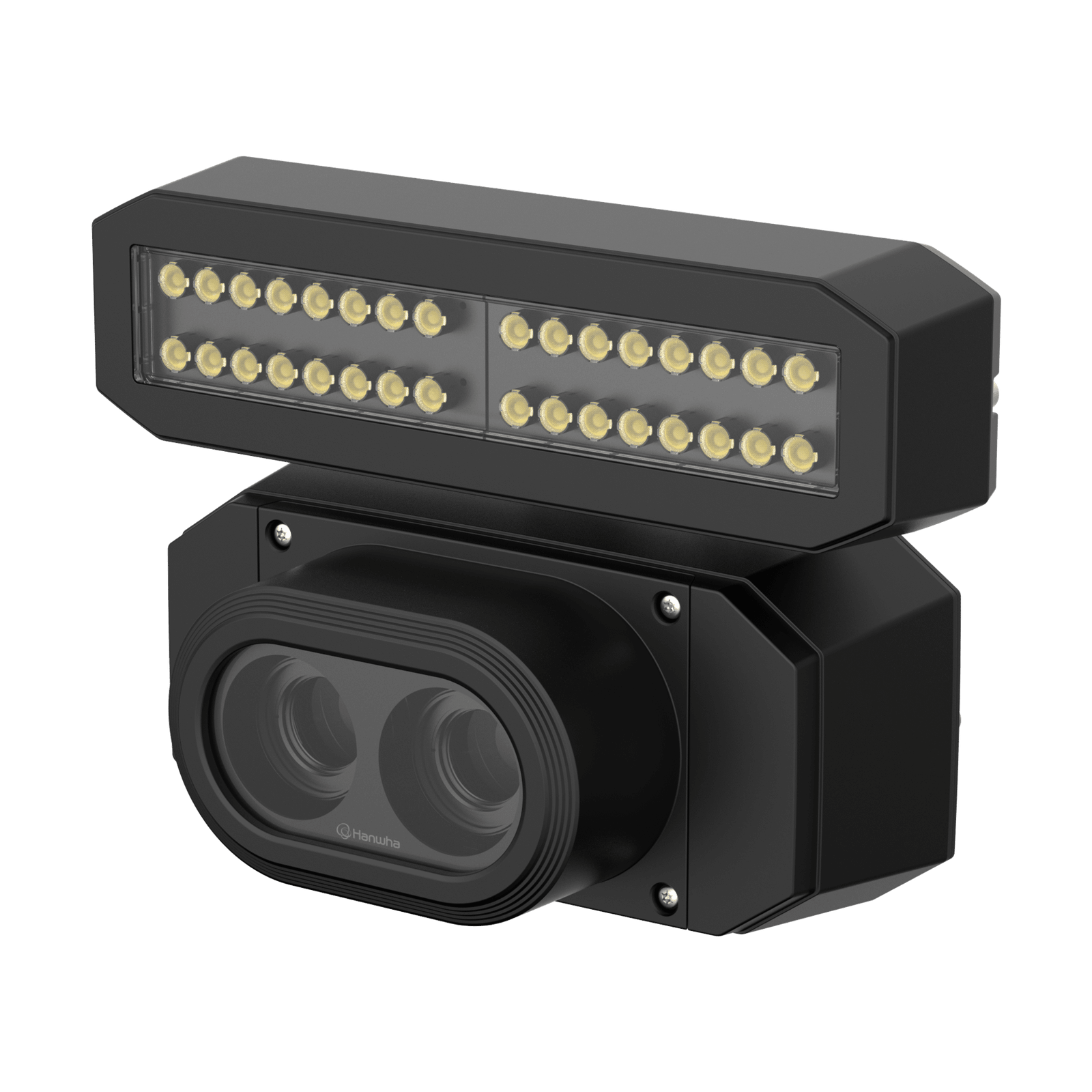 Camara IP Dual 4K, Funcion para reconocimiento de Codigos de Barra BCR / 2 lentes 25mm / Luz Blanca incluida /