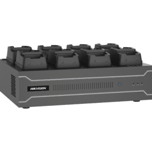 Dock Station de Escritorio con 8 Estaciones de Carga para Body Cams / Doble Interfaz de Red / 4 Bahías de HDD / Carga y