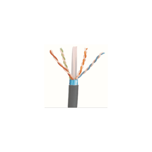 Bobina de Cable Blindado F/UTP de 4 Pares, Cat6A, Soporte de Aplicaciones 10GBase-T, LSZH (Libre de Gases Tóxicos), Color