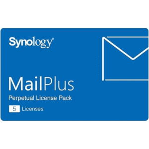 Paquete de Licencias Synology MailPlus | 5 Cuentas de Correo Electrónico Activas | Licencias Permanentes | Compatible con