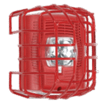 Protector De Rejilla Anti Vandalismo Y Golpes Accidentales, Color Rojo, Para Sirenas/Estrobos/Bocinas System Sensor, Montaje