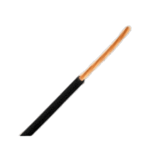 Bobina de 304.8 Metros (1,000 Pies) de Cable Automotriz / Calibre 18 Color Negro / Cobre Desnudo Trenzado 16/30