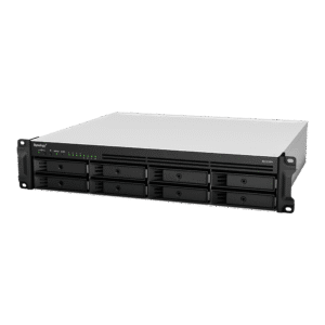 Servidor de Almacenamiento en Red Synology RackStation RS1221RP+ | 8 Bahías | Expandible a 12 Bahías | CPU AMD Ryzen V1500B