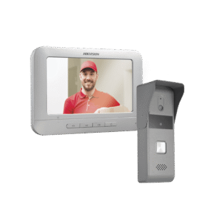 Kit de Videoportero Analógico con Pantalla LCD a Color de 7 / Frente de Calle para Exterior IP65 / Salida de Relevador