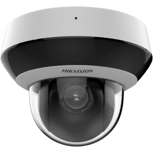 Mini Domo PTZ IP 4 Megapixel / 4X Zoom / Micrófono y Bocina Integrada / ACUSENSE / H.265+ / 20 mts IR EXIR / WDR / PoE
