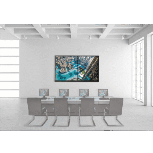 Kit Videowall 2X2 / Incluye 4 Pantallas de 55 / Decoder / Base de Pared / Accesorios de Instalación