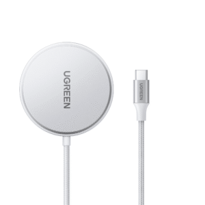 Cargador Inalámbrico Magnético 15W / Protocolo Qi 2 / USB-C 9V 2.2A / Eficiencia 83% / Protección Multinivel / Material