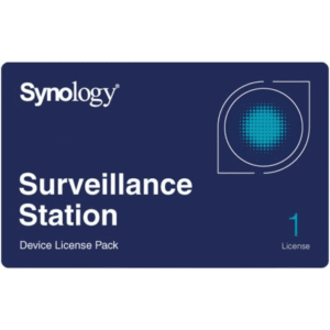 Licencia de Dispositivos de Vigilancia Synology | Paquete de 1 Licencia | Compatibilidad con Cámaras IP, Módulos de E/S