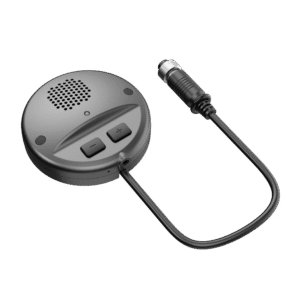 Accesorio para Audio de 2 Vías / Compatible con DVR Móvil HIKVISION / Conector Tipo Aviación / Micrófono y Altavoz Integrados