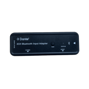 Extensor de Audio Dante® 2CH Bluetooth Input Adapter | Entrada Bluetooth 2 Canales | Salida Dante® Digital | Latencia