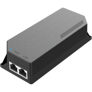 PoE Injector Grandstream 60W MultiGigabit / Compatible con IEEE 802.3af/at/bt / 1x 2.5Gbps RJ45 LAN IN / 1x 2.5Gbps RJ45 LAN