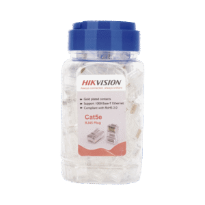Bote con 100 Piezas de Plug Modular RJ45 / Cat 5e / Chapado en Oro a 15 Micras / Sin Blindaje / Facil Instalación / Uso