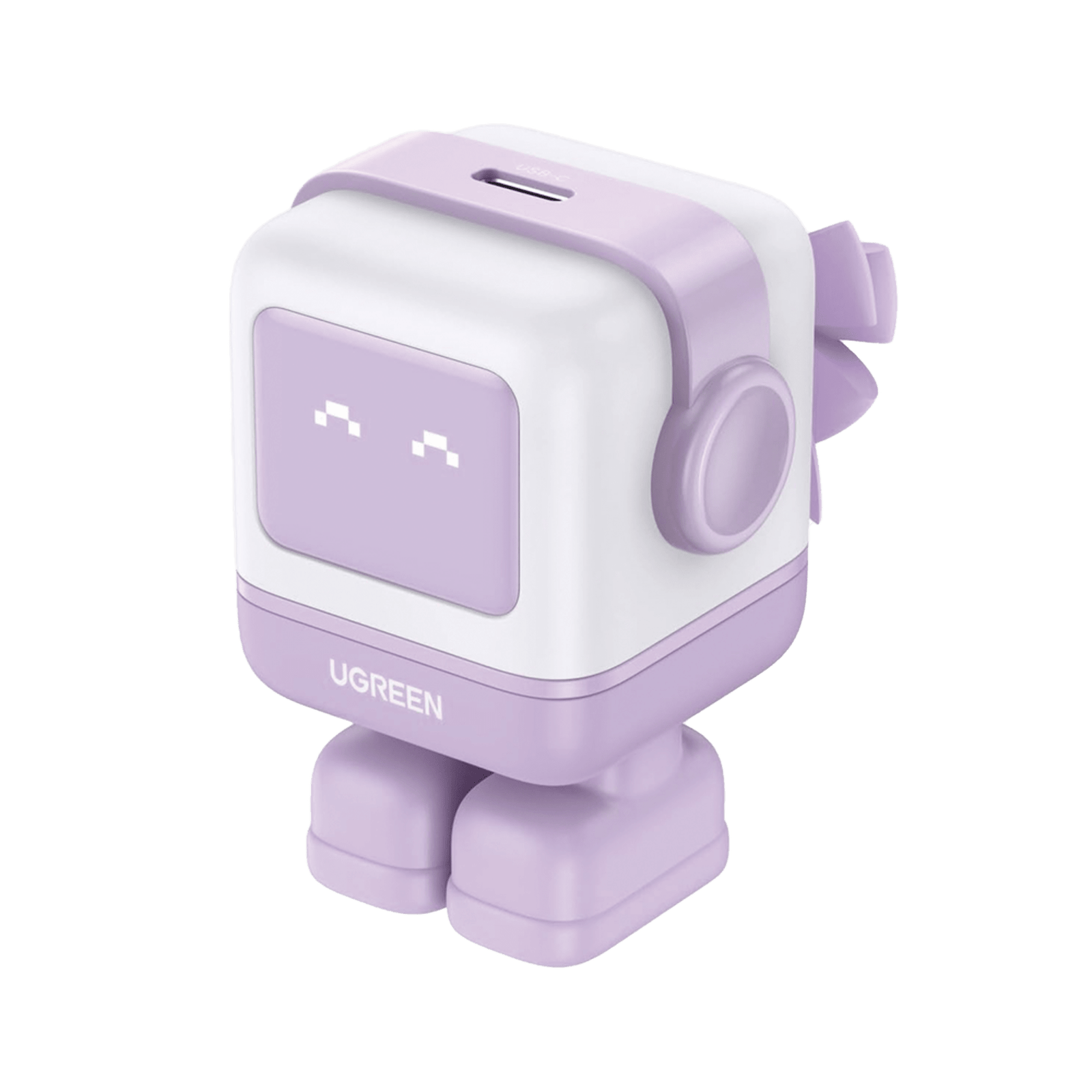 Cargador Mini GaNRobot 30W serie UNO | 1 USB-C de Carga Rápida | Tecnología GaN II | Multiprotocolo PD/QC/SCP/FCA | Carga