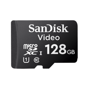 Memoria microSD SanDisk 128GB / Alta Resistencia / Videovigilancia / Clase 10