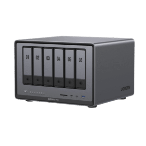 NAS UGREEN NASync DXP6800 Pro / Intel Core i5-1235U 10 Núcleos / 6 Bahías SATA + 2 M.2 NVMe / 2 Puertos Thunderbolt 4 / 2