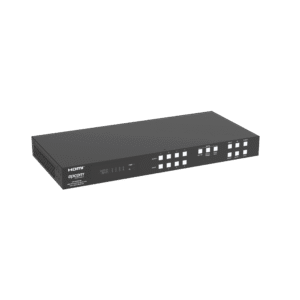 Switch de Video Matrix 4×4 HDMI 2.0 | 18Gbps Ancho de Banda | 4K2K@60Hz Resolución | 4 Entradas 4 Salidas HDMI | Audio LPCM