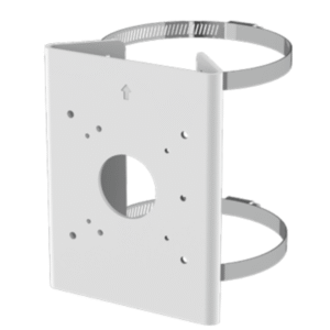 Soporte para Poste Serie 35 / Material Aluminio + Acero Inoxidable / Capacidad de Carga Máxima 4 kg / Compatible con
