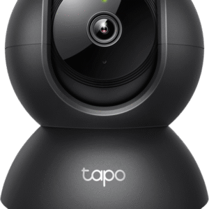 Cámara de Seguridad Interior Wi-Fi 360°, 1080p Full HD, Visión Nocturna 12 m, Detección IA Personas y Llanto de Bebé, Audio