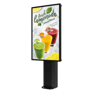 Montaje Tipo Kiosco para exterior Compatible con Pantallas de 55 Samsung OH55AS / Diseño Ultradelgado / METAL / Exterior