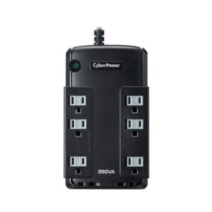 UPS de 350 VA/255 W, Topología Standby, Entrada 120 Vca NEMA 5-15P, Tipo Gabinete Compacto, Con 6 Tomas NEMA 5-15R (CP350SLG)