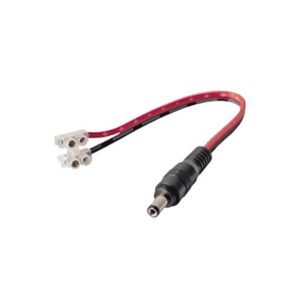 Cable con Conector Macho (Pigtail) / Alimentación para Vcc con Puntas Libres / Polarizado / Largo 22 cm (8.66 Pulgadas)
